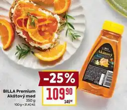 Billa BILLA Premium Akátový med 350 g nabídka