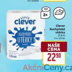 Billa Clever Kuchyňské utěrky 21,5 m nabídka