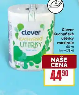 Billa Clever Kuchyňské utěrky maxirole 60 m nabídka