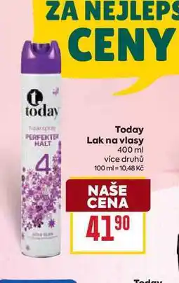 Billa Today Lak na vlasy 400 ml nabídka