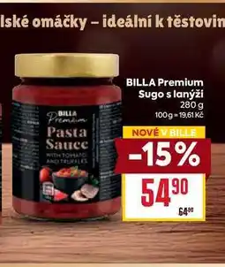 Billa BILLA Premium Sugo s lanýži 280 g nabídka