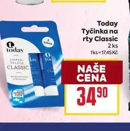 Billa Today Tyčinka na rty Classic 2 ks nabídka