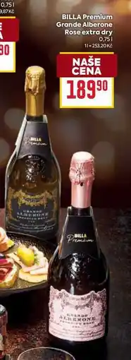 Billa BILLA Premium Grande Alberone Rose extra dry 0,75l nabídka