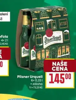 Billa Pilsner Urquell 6x0,33l nabídka