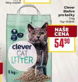 Billa Clever Stelivo pro kočky 5 kg nabídka