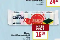 Billa Clever Houbičky na nádobí 10 ks nabídka