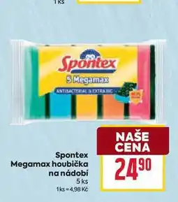 Billa Spontex Megamax houbička na nádobí 5 ks nabídka