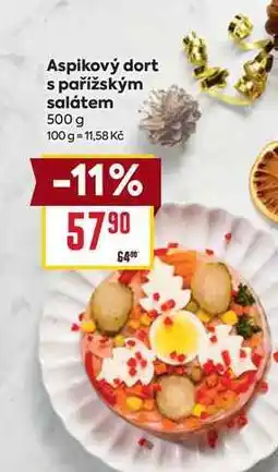 Billa Aspikový dort s pařížským salátem 500 g nabídka