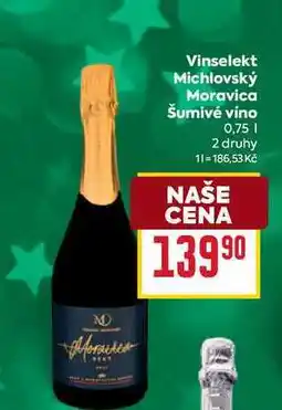 Billa Vinselekt Michlovský Moravica Šumivé víno 0,75l nabídka