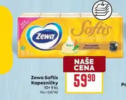 Billa Zewa Softis Kapesníčky 10x 9 ks nabídka