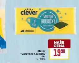Billa Clever Tvarované houbičky 6 ks nabídka