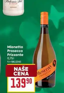 Billa Mionetto Prosecco Frizzante 0,75l nabídka