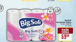 Billa Big Soft Kuchyňské utěrky 4 role nabídka