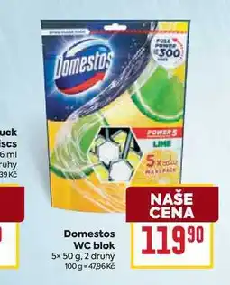 Billa Domestos WC blok 5x 50 g nabídka