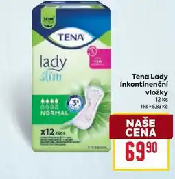 Billa Tena Lady Inkontinenční vložky 12 ks nabídka