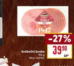 Billa Sváteční šunka 150 g nabídka