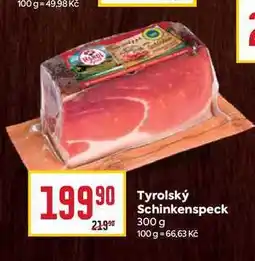 Billa Tyrolský Schinkenspeck 300 g nabídka