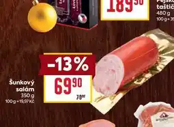 Billa Šunkový salám 350 g nabídka