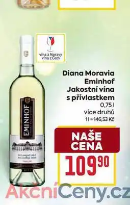 Billa Diana Moravia Eminhof Jakostní vína s přívlastkem 0,75l nabídka
