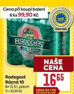 Billa Radegast Rázná 10 6x 0,51, plech nabídka