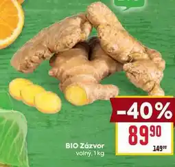Billa BIO Zázvor volný, 1kg nabídka