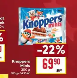 Billa Knoppers Minis 200 g nabídka