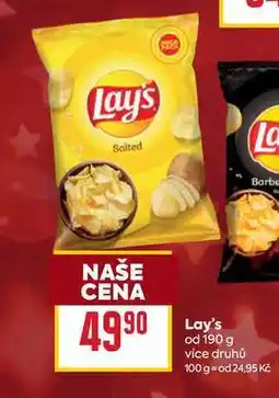 Billa Lay's od 190 g nabídka
