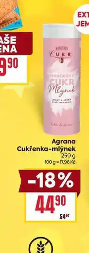 Billa Agrana Cukřenka-mlýnek 250 g nabídka