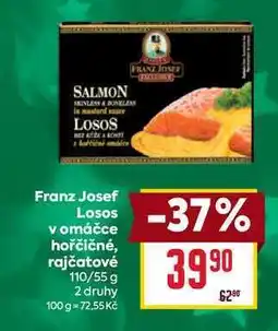 Billa Franz Josef Losos v omáčce hořčičné, rajčatové 110/55 g nabídka