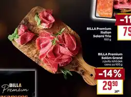 Billa BILLA Premium Salám Grand z pultu lahůdek cena za 100 g nabídka