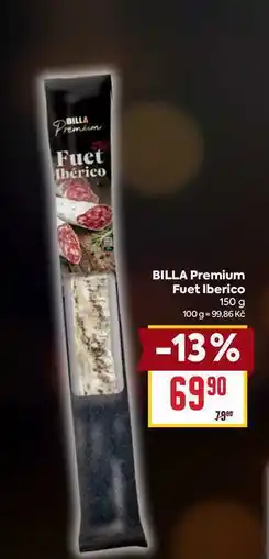 Billa BILLA Premium Fuet Iberico 150 g nabídka