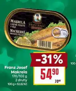 Billa Franz Josef Makrela 170/102 g nabídka