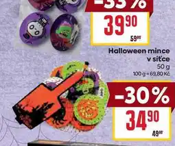 Billa Halloween mince v síťce 50 g nabídka