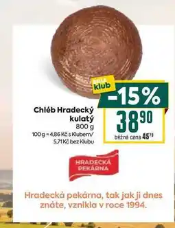 Billa Chléb Hradecký kulatý 800 g nabídka