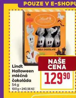 Billa Lindt Halloween mléčná čokoláda 54g nabídka