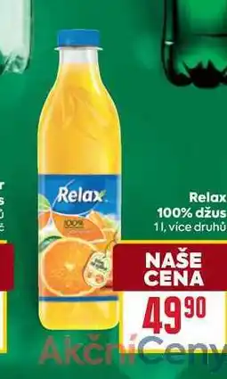 Billa Relax 100% džus 1l nabídka