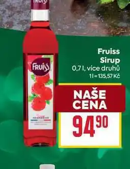 Billa Fruiss Sirup 0,7l nabídka