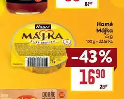 Billa Hamé Májka 75 g nabídka