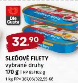 Terno Sledové filety nabídka