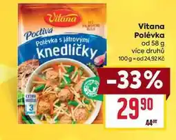 Billa Vitana Polévka od 58 g nabídka