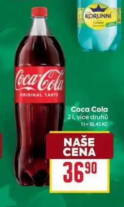 Billa Coca Cola 2l nabídka