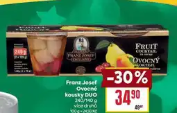 Billa Franz Josef Ovocné kousky DUO 240/140 g nabídka