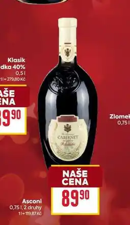 Billa Asconi 0,75l nabídka