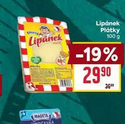 Billa Lipánek Plátky 100g nabídka