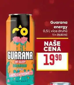 Billa Guarana energy 0,5l nabídka