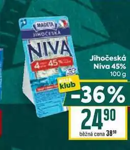 Billa Jihočeská Niva 45% 100g nabídka