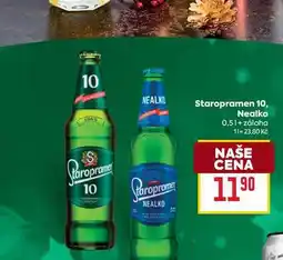 Billa Staropramen Nealko 0,5l nabídka