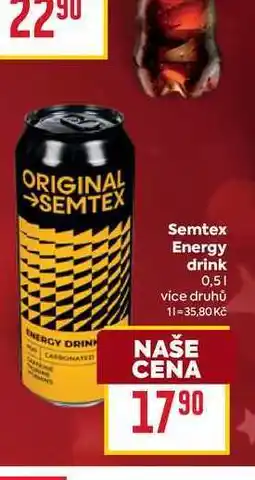 Billa Semtex Energy drink 0,5l nabídka
