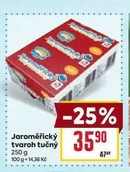 Billa Jaroměřický tvaroh tučný 250 g nabídka