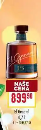 Billa General 0,7l nabídka